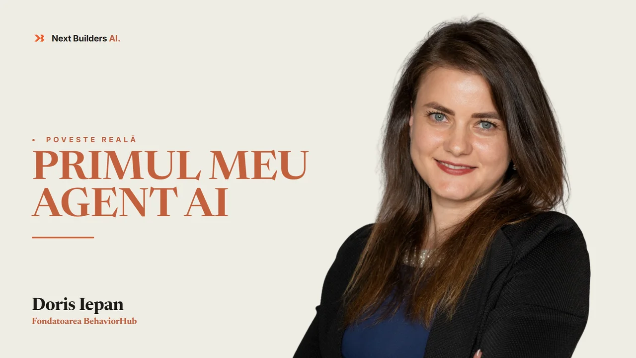 Cadru din interviul video cu Doris Iepan